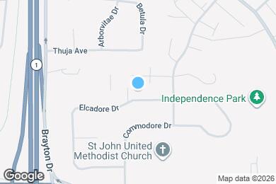 Map image of the property - 1771 Elcadore Dr