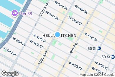 Map image of the property - 453 W 48th St