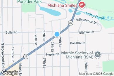 Map image of the property - 17668 IN-23