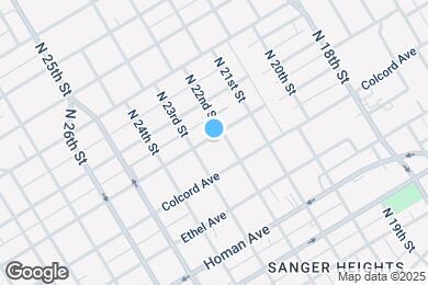 Map image of the property - 2206 Parrott Ave