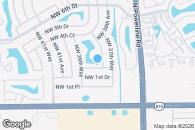 Map image of the property - 3873 NW 2nd Ct