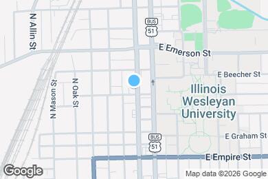 Map image of the property - 1302 N Center St