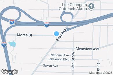 Map image of the property - 1574 East Ave