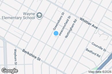 Map image of the property - 10185 Beaconsfield St