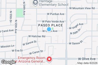 Map image of the property - 5217 W Carol Ave
