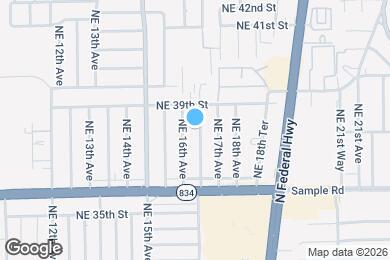 Map image of the property - 3813 NE 16th Terrace