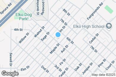 Map image of the property - 1262 1/2 5th St