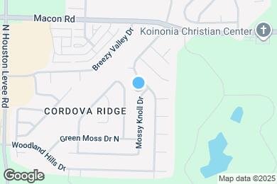 Map image of the property - 1135 Mossy Knoll Dr