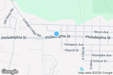 Map image of the property - 1636 Philadelphia St
