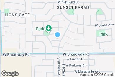 Map image of the property - 10338 W Wood St