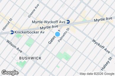 Map image of the property - IRVING AVENUE / Spacious Bushwick 2-Bed