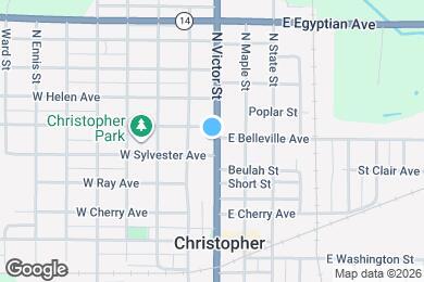 Map image of the property - 405 N Victor St