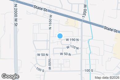 Map image of the property - 1556 W 140 N