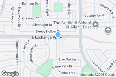 Map image of the property - 1110 Pin Oak Ln