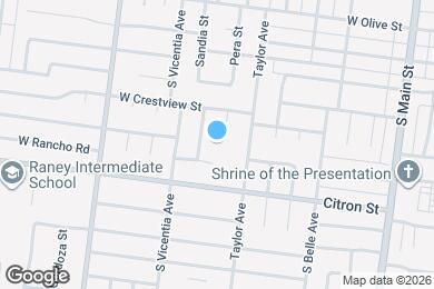 Map image of the property - 1704 Lorraine Dr