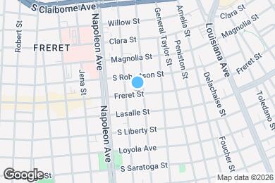 Map image of the property - 4209 Freret St