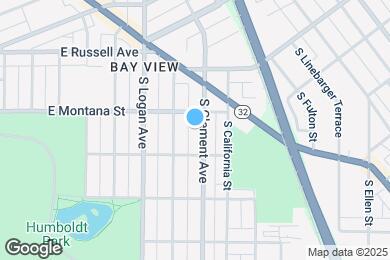 Map image of the property - 2823 S Clement Ave