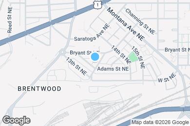 Map image of the property - 1334 Downing St