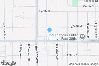Map image of the property - 3815 N Grand Ave