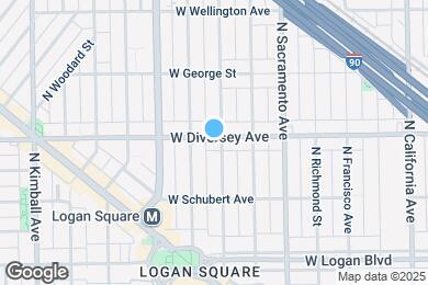 Map image of the property - 3105 W Diversey Ave