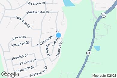 Map image of the property - 923 Avondale Dr