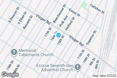 Map image of the property - 3748 15th St