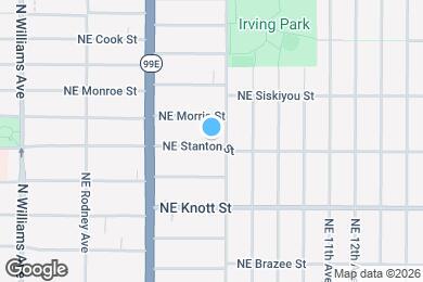 Map image of the property - 619 NE Stanton St