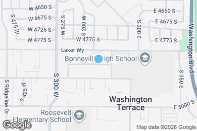 Map image of the property - 159 W 4850 S