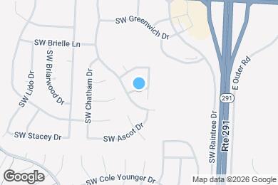 Map image of the property - 245 SW Chartwell Pl