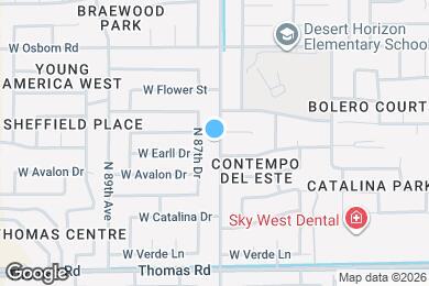 Map image of the property - 3068 N 87th Ave