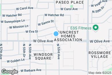 Map image of the property - 9010 N 53rd Ave