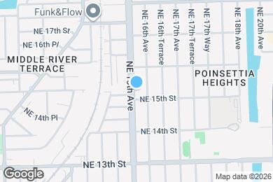 Map image of the property - 1508 NE 15th Ave