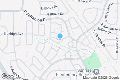 Map image of the property - 3812 S Ceylon Way