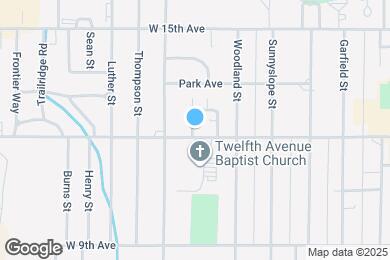 Map image of the property - 1208 Beverly St