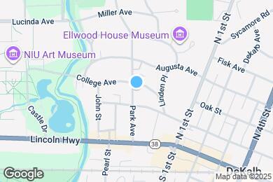 Map image of the property - 336 College Ave