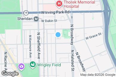 Map image of the property - 3815 N Fremont St