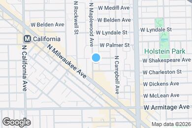 Map image of the property - 2137 N Maplewood Ave