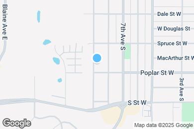 Map image of the property - 1345 9th Ave S