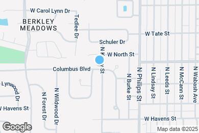 Map image of the property - 1221 N Korby St