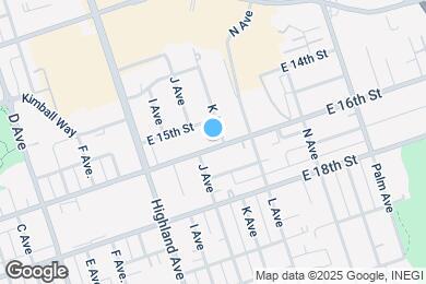 Map image of the property - 1033 E 16th St