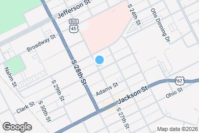 Map image of the property - 318 S 27th St