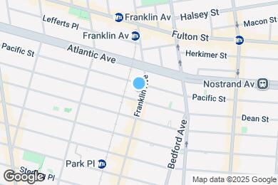 Map image of the property - 594 Franklin Ave