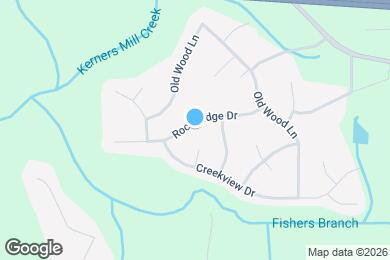 Map image of the property - 430 Rockbridge Dr