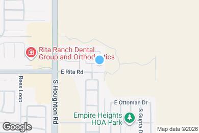 Map image of the property - 10483 E Rita Ranch Crossing Cir