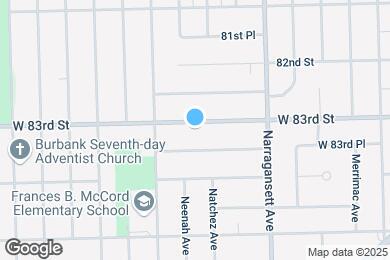 Map image of the property - 6505 W 83rd St