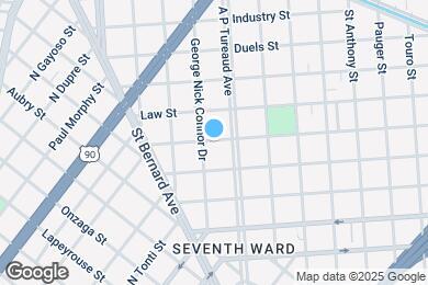 Map image of the property - 1910 N Dorgenois St