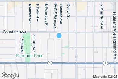 Map image of the property - 1231 N Formosa Ave