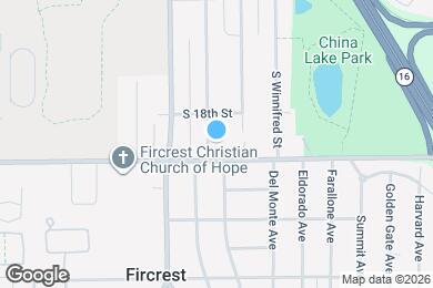 Map image of the property - 1819 S Woodlawn St