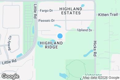 Map image of the property - 9728 Highland Ridge Dr