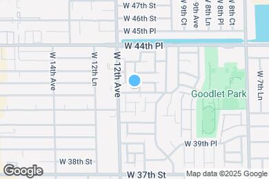 Map image of the property - 1084 W 42nd Pl